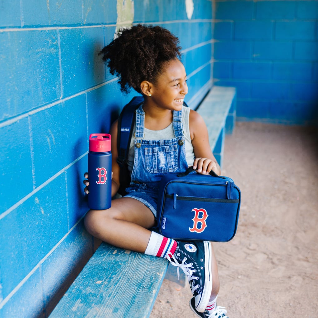  Boston Red Sox Wildkin 18oz. Water Bottle & Lunch Box Set