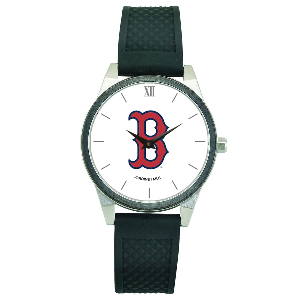  Boston Red Sox Women's Silicone Strap Wristwatch - Black