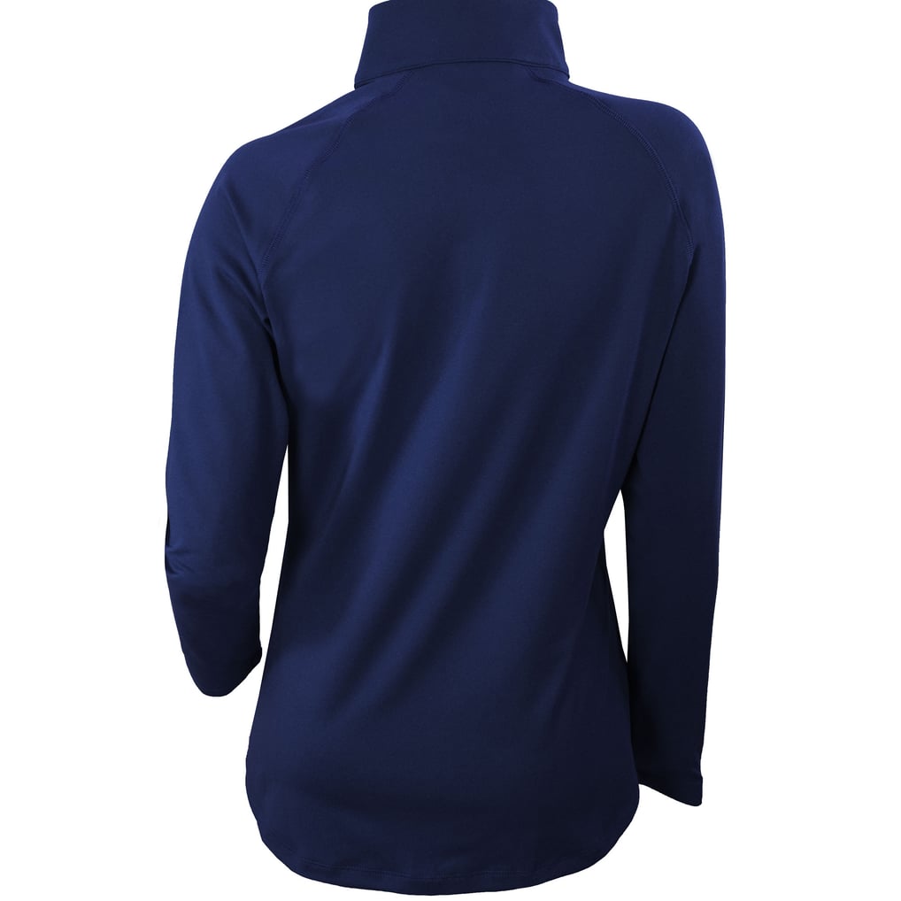  Boston Red Sox Columbia Women's Omni-Wick Outward Nine Quarter-Zip Pullover Top - Navy