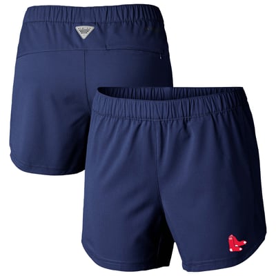 Boston Red Sox Columbia Women's Tamiami Pull-On Shorts - Navy