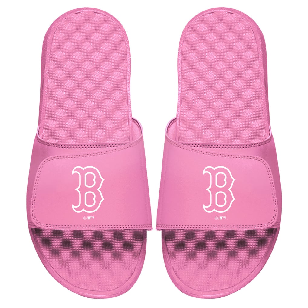 Boston Red Sox ISlide Women's Primary Logo Slide Sandals - Pink