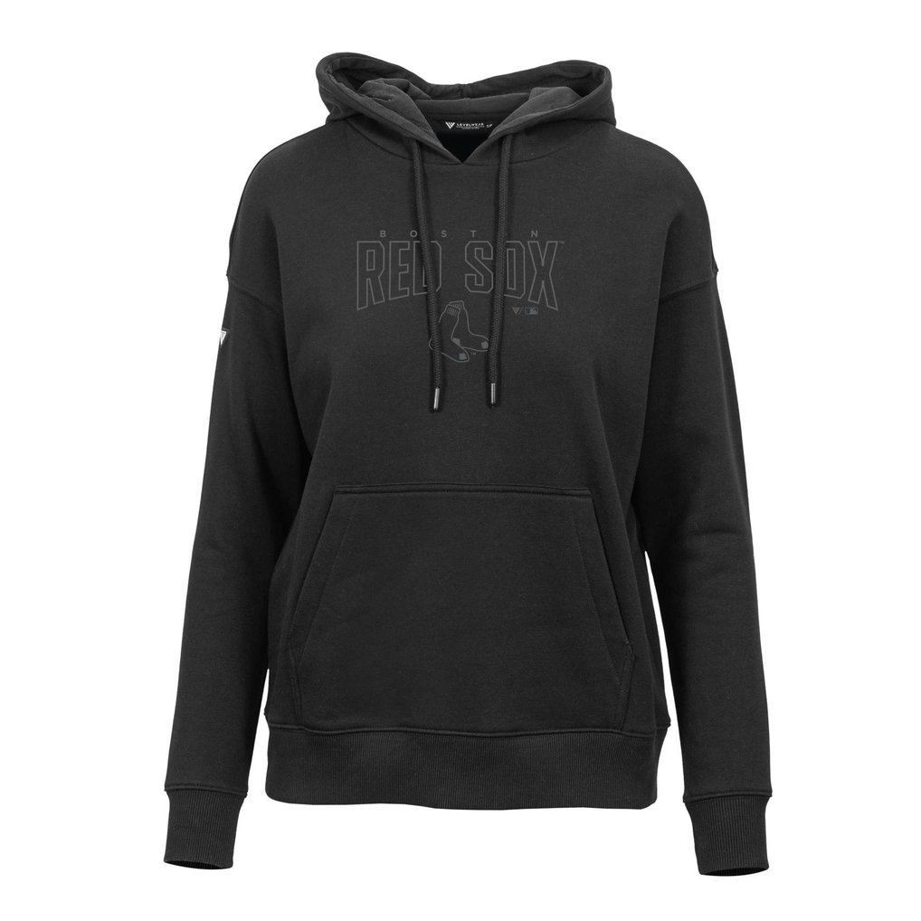 Boston Red Sox Levelwear Women's Adorn Darkmoon Pullover Hoodie - Black