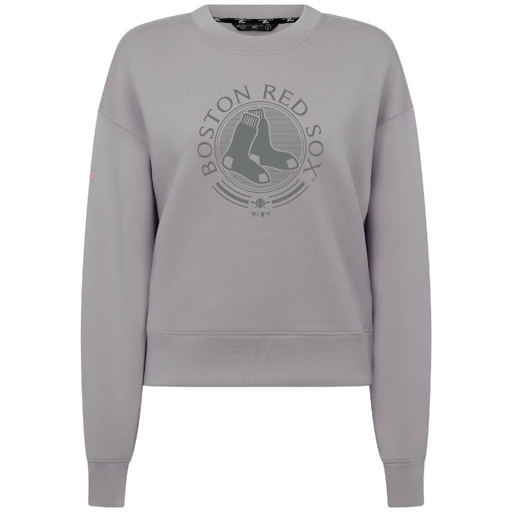 Boston Red Sox Levelwear Women's Sponge Tri-Blend Grain Sweatshirt - Gray