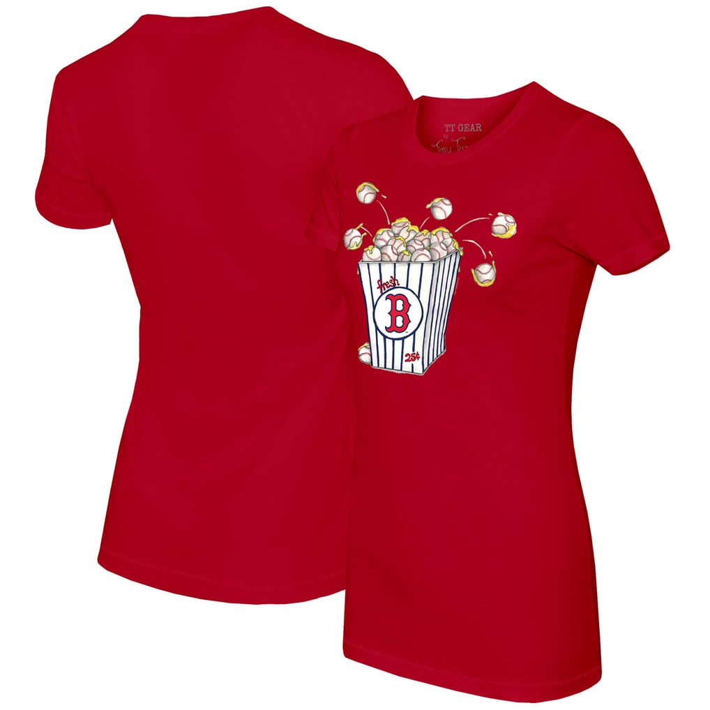 Boston Red Sox Tiny Turnip Women's Popcorn T-Shirt - Red