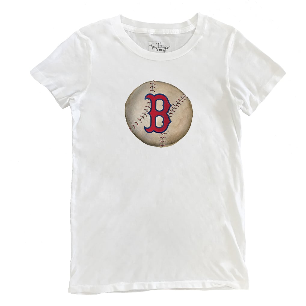 Boston Red Sox Tiny Turnip Women's Stitched Baseball T-Shirt - White