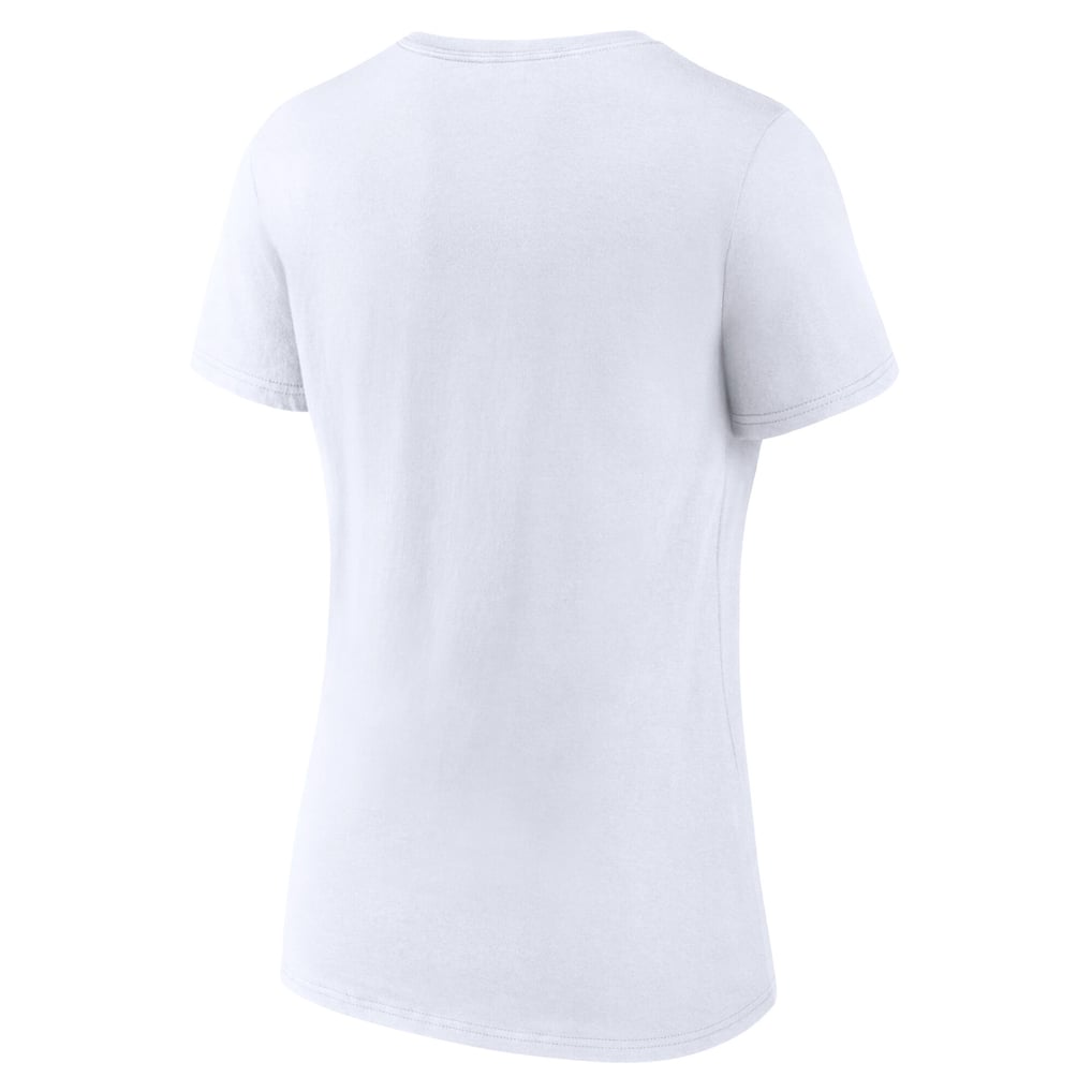 Boston Red Sox Women's Team Lockup V-Neck T-Shirt - White