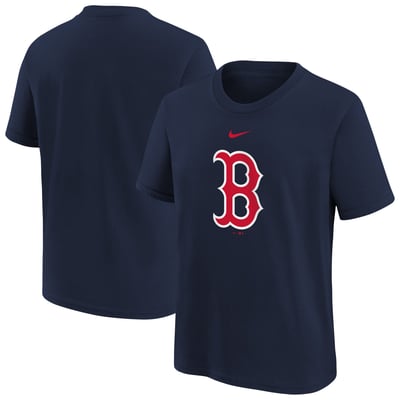  Boston Red Sox Nike Youth Large Logo T-Shirt - Navy