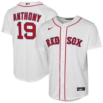 Roman Anthony Boston Red Sox Nike Youth Home Baseline Jersey - White