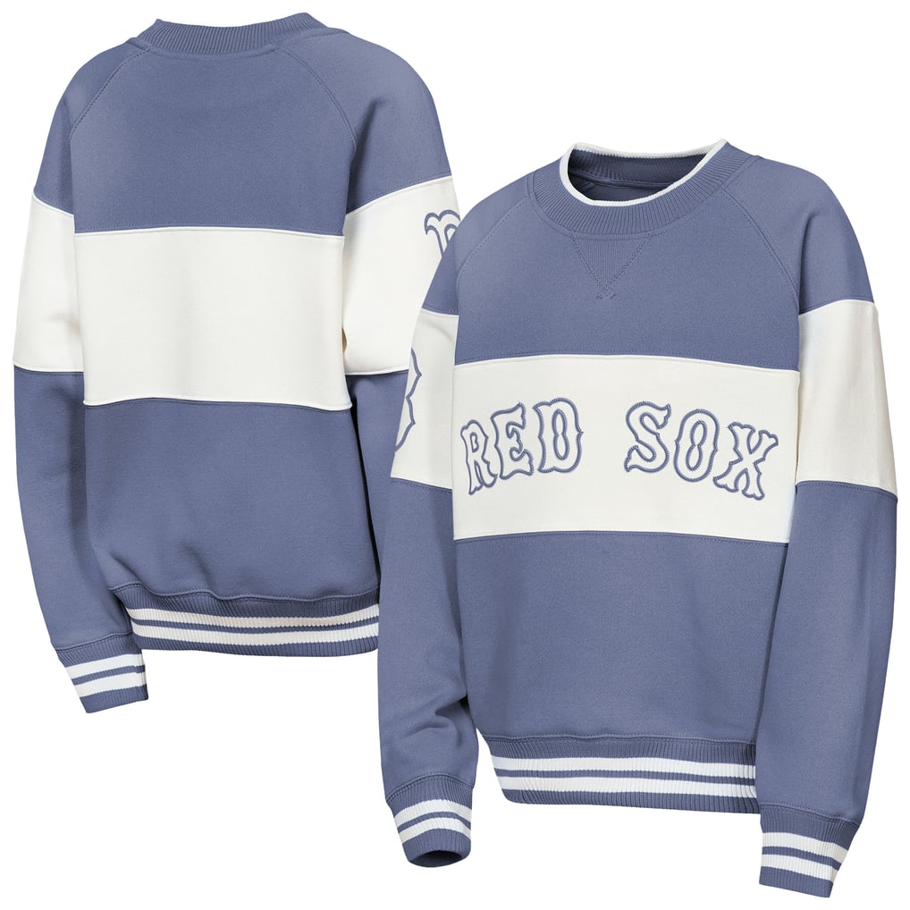  Boston Red Sox Outerstuff Youth Ultimate Pastels On Base Sweatshirt - Blue