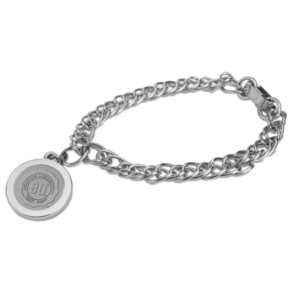 Boston University Team Charm Bracelet - Silver