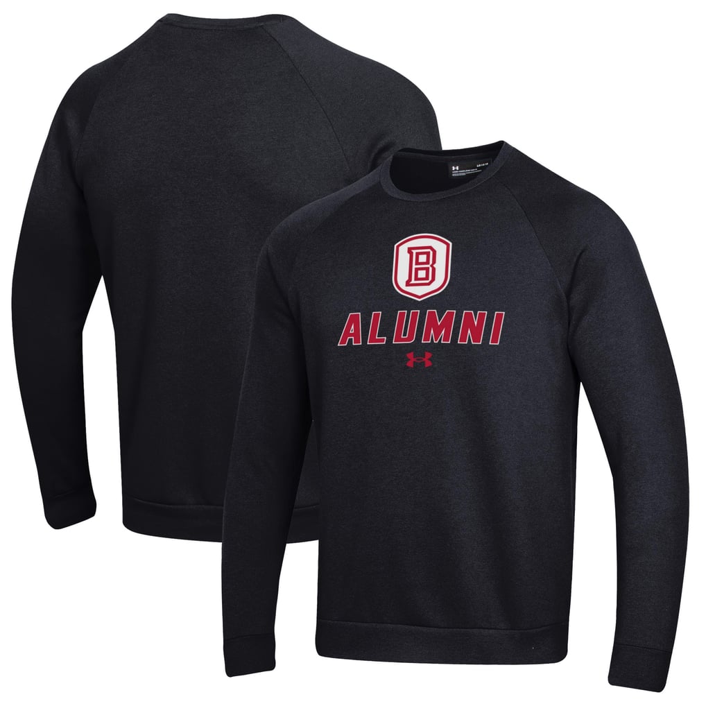 Bradley Braves Under Armour Alumni Rival Fleece Pullover Sweatshirt - Black