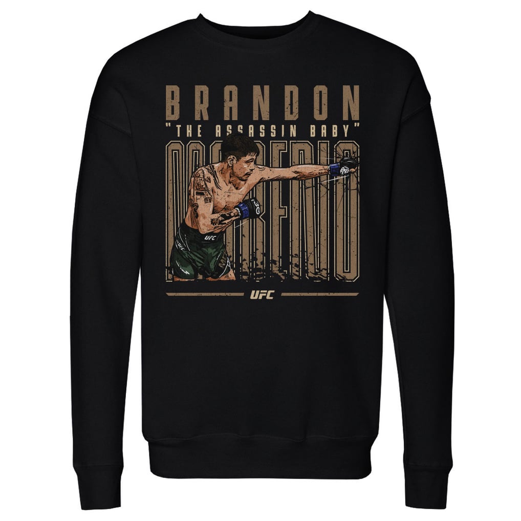  Brandon Moreno 500 Level "The Assassin Baby" Pullover Sweatshirt - Black