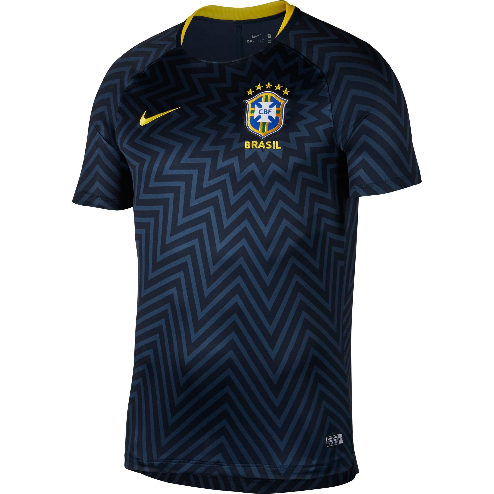 Brazil National Team Nike GX2 Training Jersey - Navy