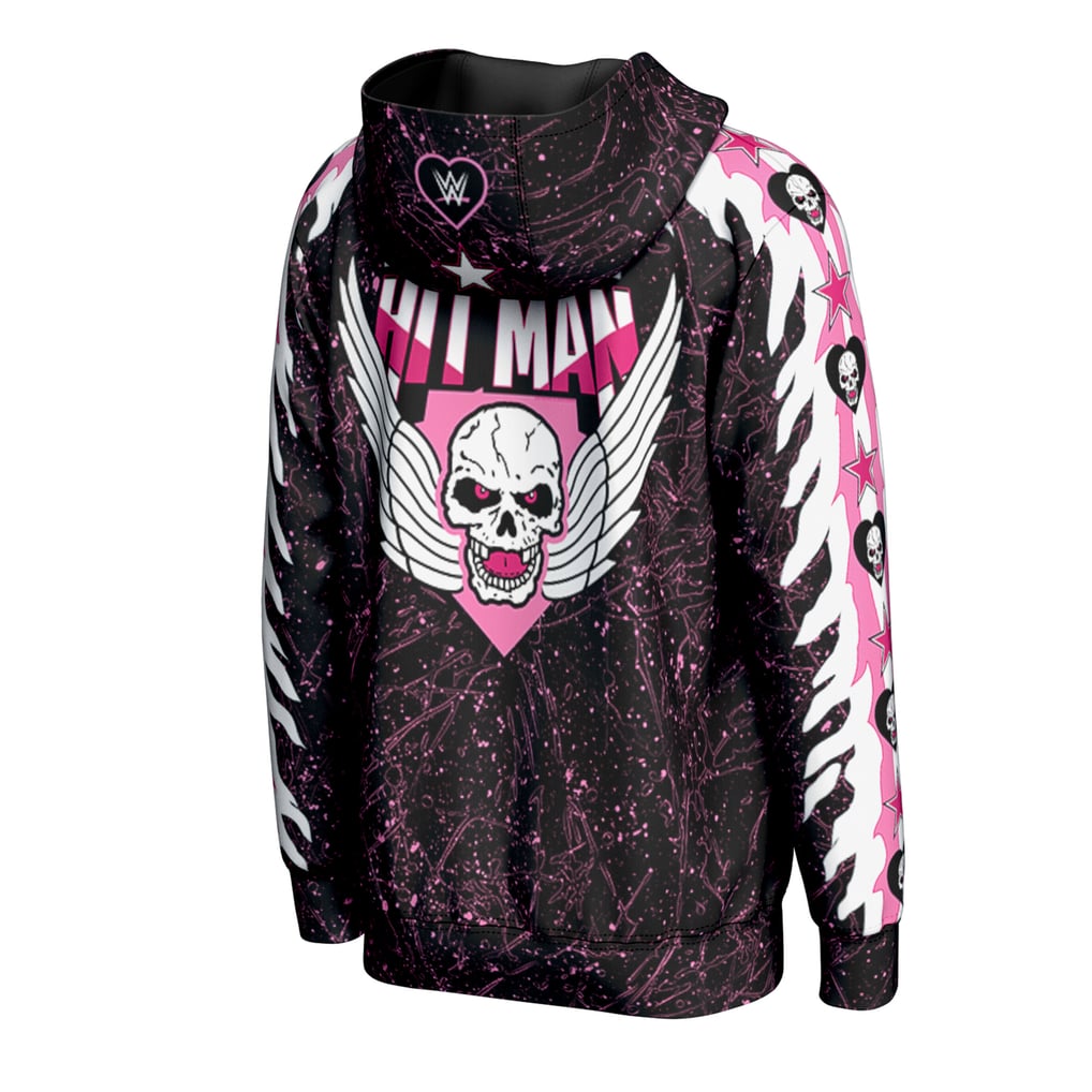Bret Hart ProSphere Hearts Full-Zip Hoodie - Black