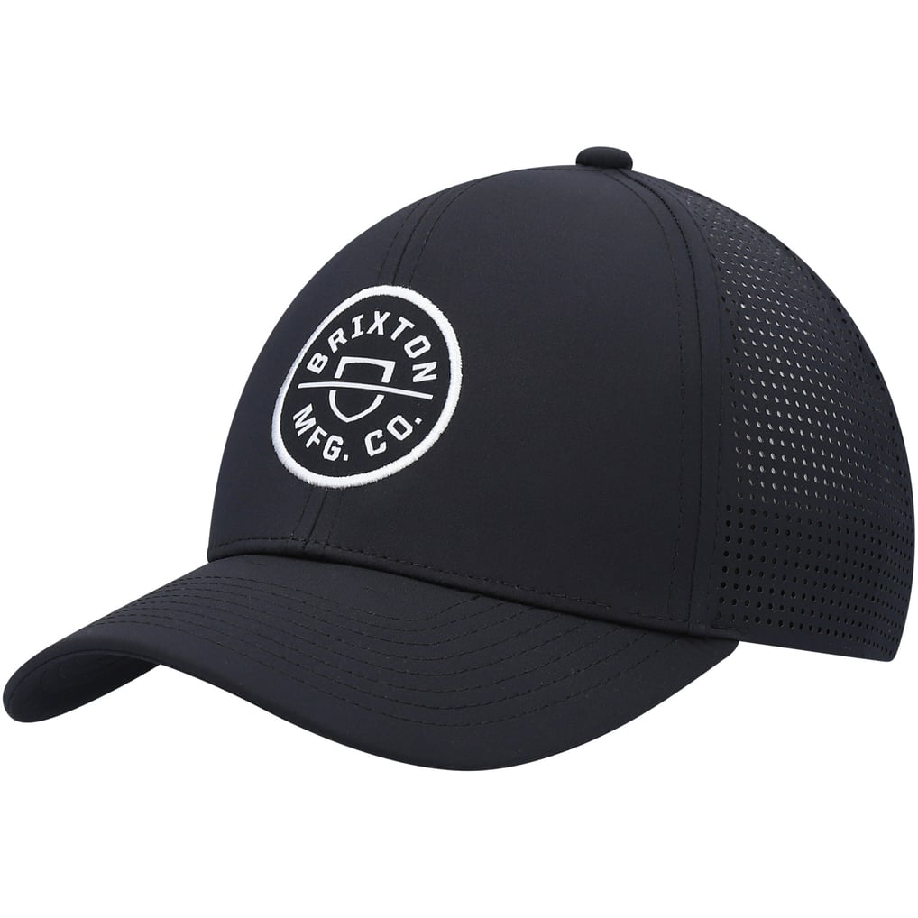 Brixton Crest X Trucker Snapback Hat - Black
