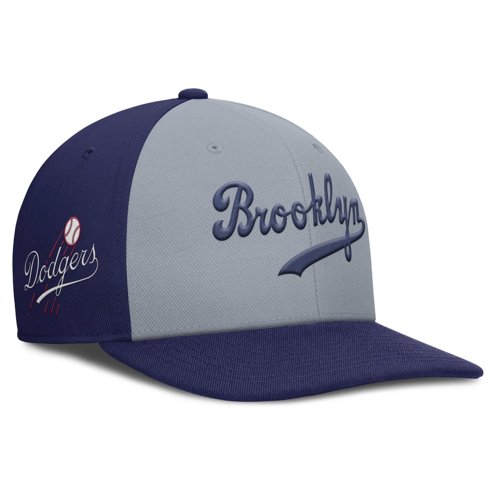 Brooklyn Dodgers Nike Cooperstown Collection Pro Performance Snapback Hat - Gray/Royal