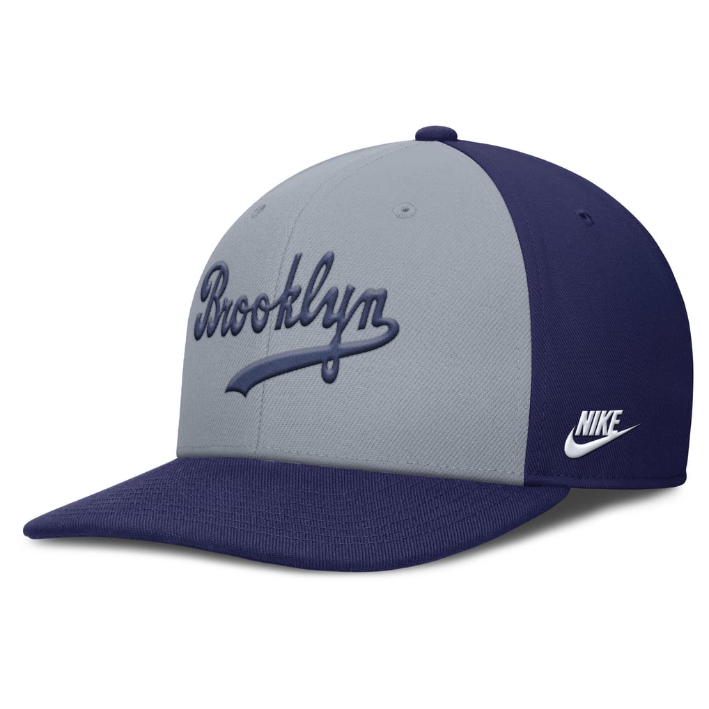 Brooklyn Dodgers Nike Cooperstown Collection Pro Performance Snapback Hat - Gray/Royal