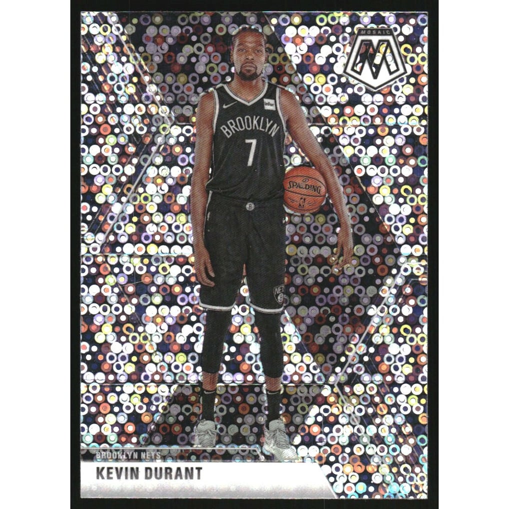 2019-20 Panini Mosaic Mosaic Fast Break Silver #1 Kevin Durant