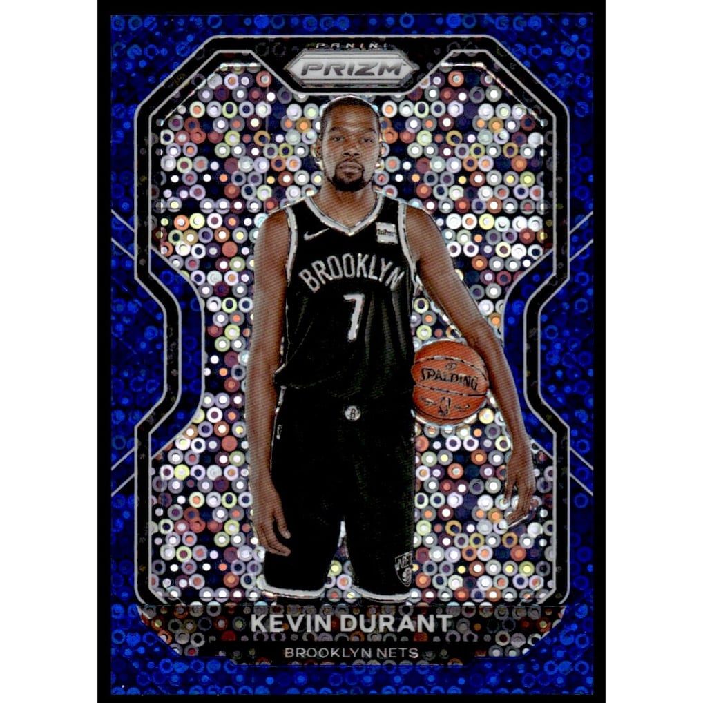 2020-21 Panini Prizm Prizms Fast Break Blue #81 Kevin Durant