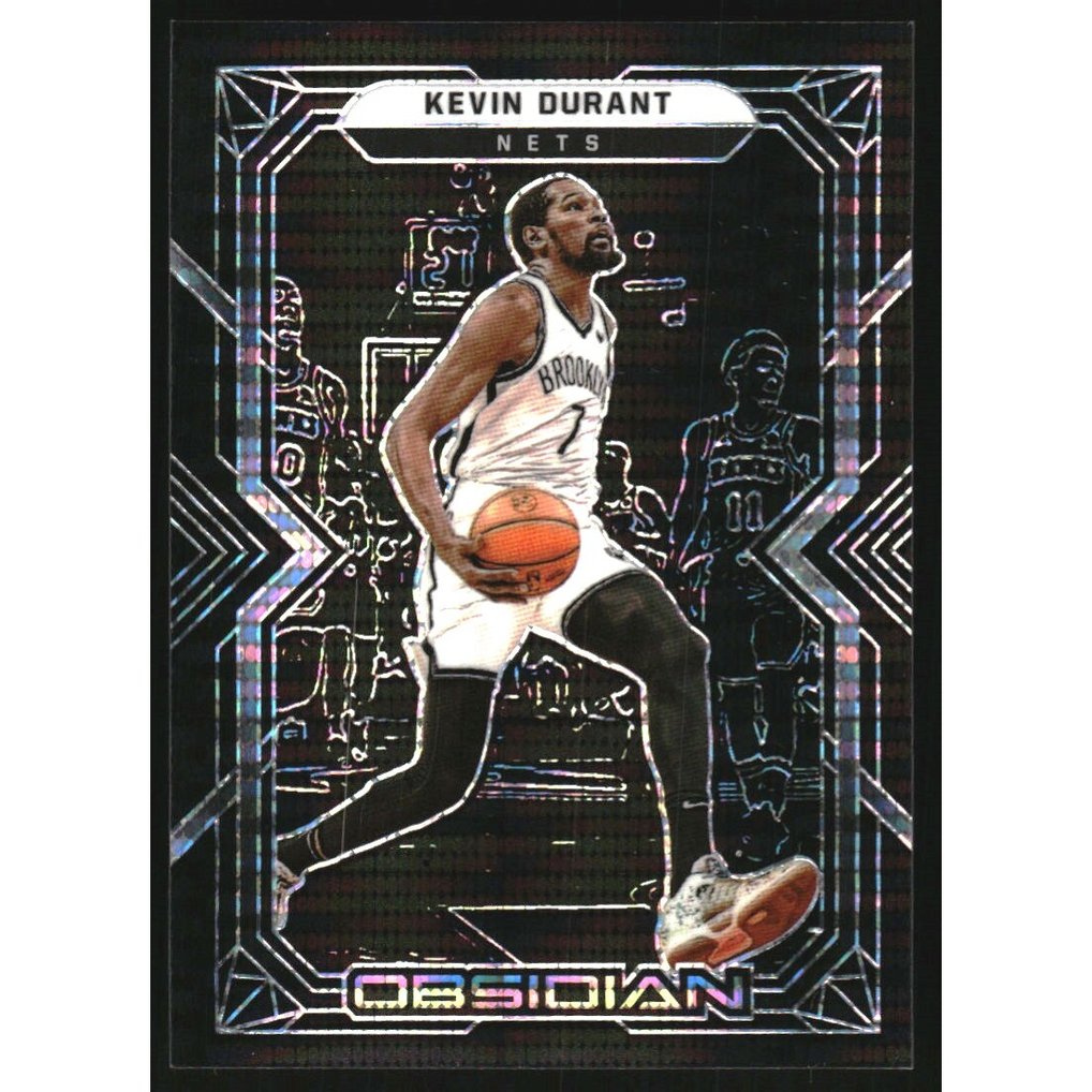 2021-22 Panini Obsidian Electric Etch Asia #7 Kevin Durant