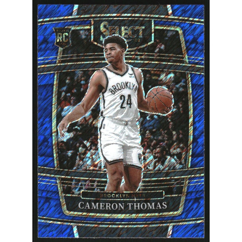2021-22 Select Prizms Blue Shimmer #21 Cameron Thomas