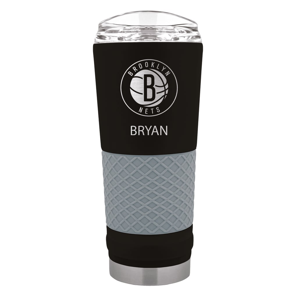 Brooklyn Nets 24oz. Personalized Team Color Draft Tumbler