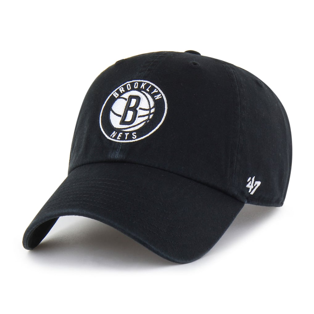  Brooklyn Nets '47 Core Logo Clean Up Adjustable Hat - Black
