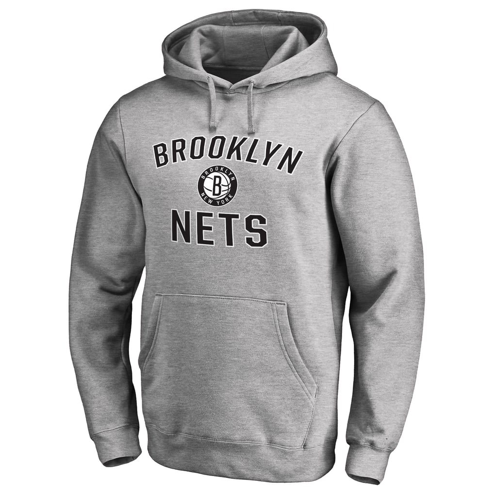 Brooklyn Nets Victory Arch Pullover Hoodie - Ash