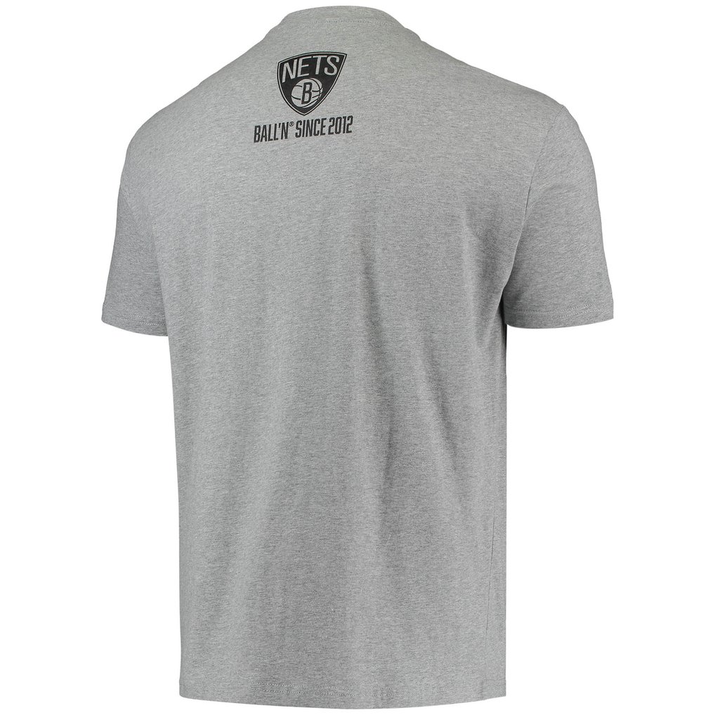 Brooklyn Nets BALL'N Since 2012 T-Shirt - Heathered Gray
