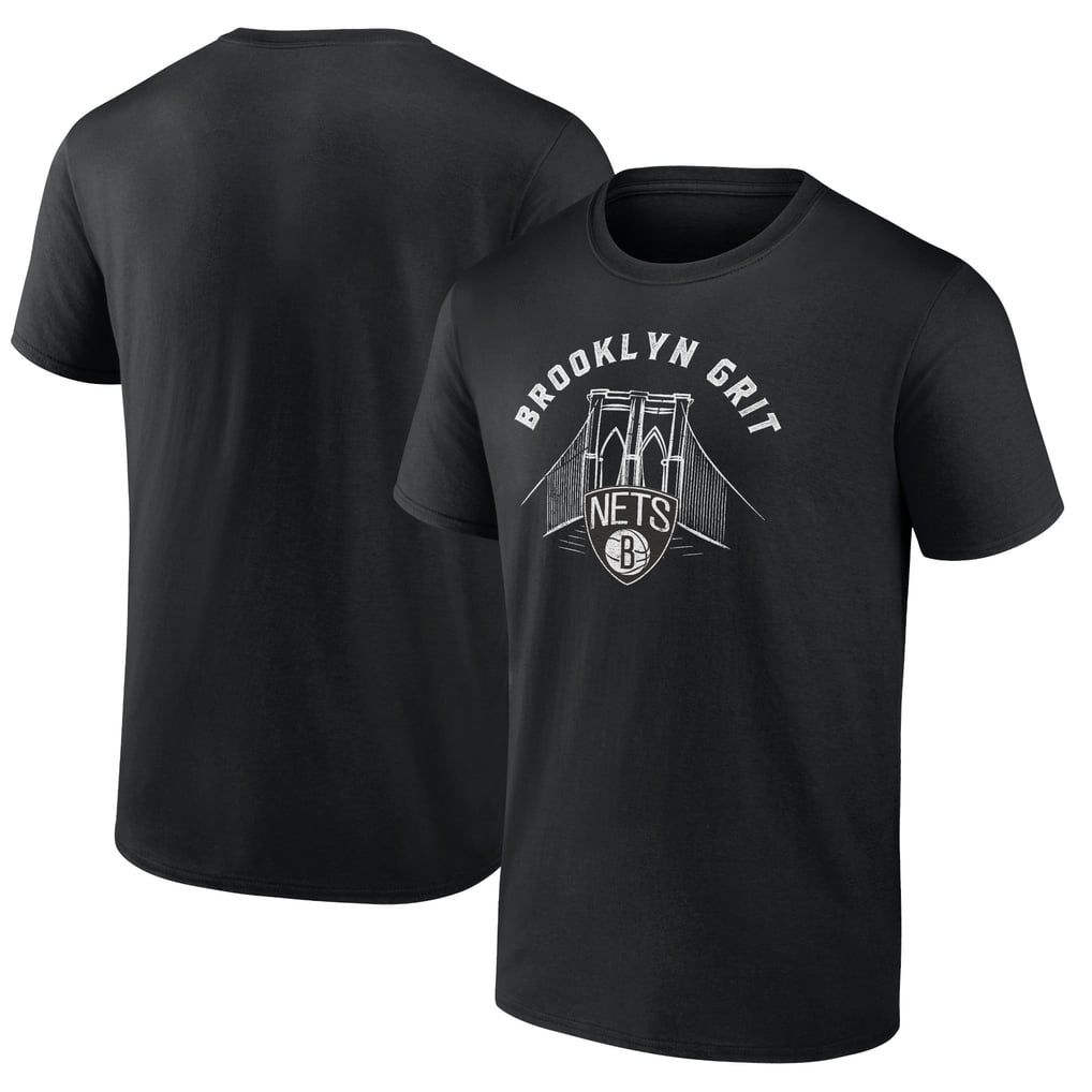 Brooklyn Nets Half Court Offense T-Shirt - Black