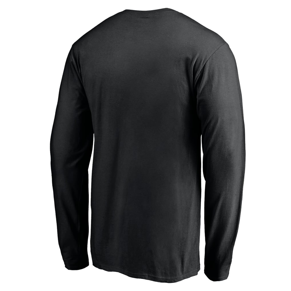 Brooklyn Nets Team Arch Knockout Long Sleeve T-Shirt - Black