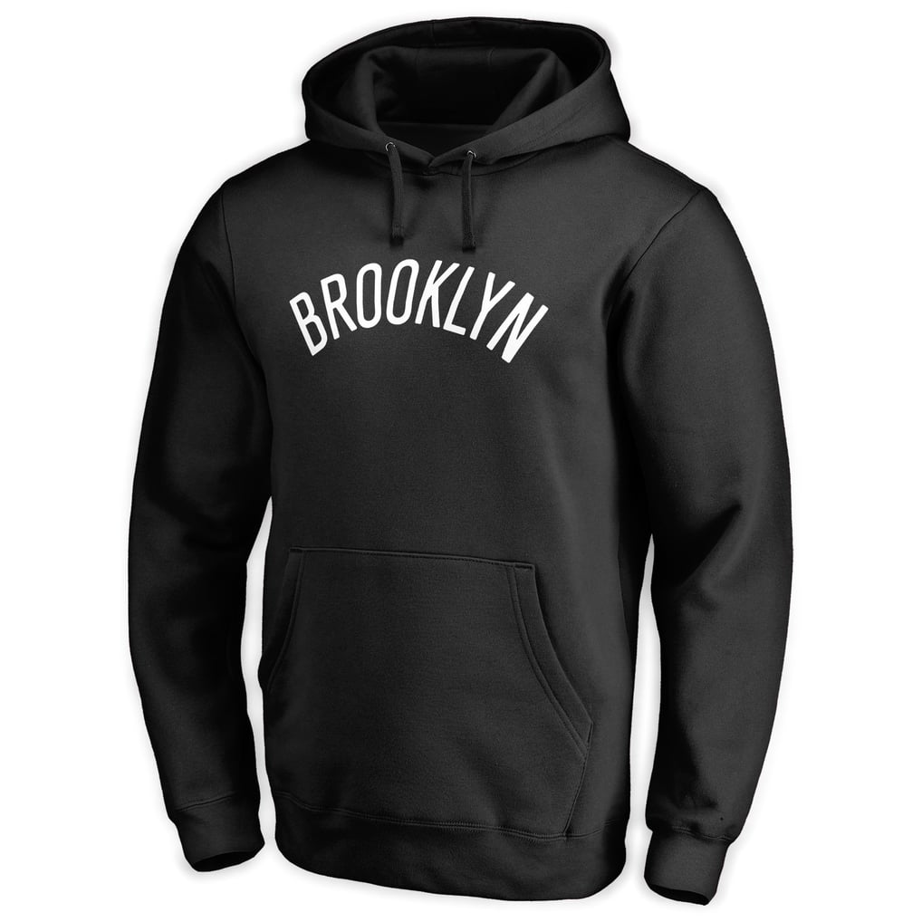 Brooklyn Nets Wordmark Pullover Hoodie - Black