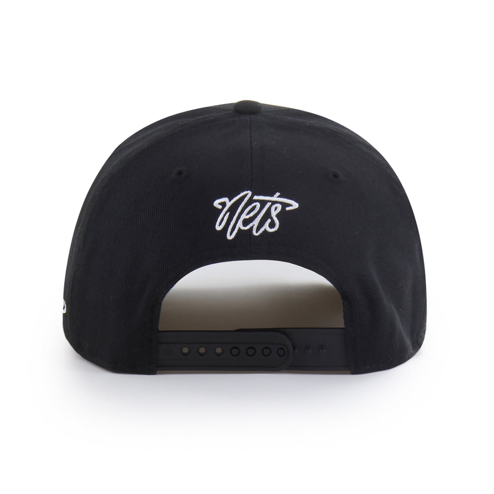 Brooklyn Nets Brand Seen by '47 Sorry I Was Hooping Hitch Adjustable Hat - Black