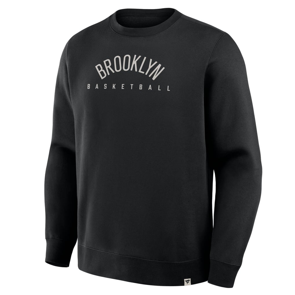 Brooklyn Nets Fanatics Crossover Collection Defensive Rotation Drill Premium Pullover Sweatshirt - Black