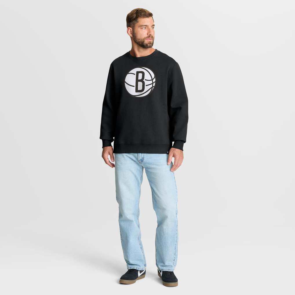 Brooklyn Nets Fanatics Essential Legacy Sweatshirt - Black