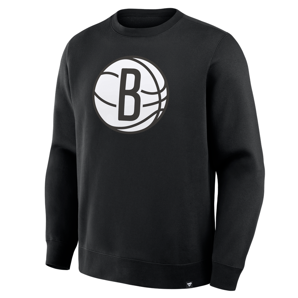 Brooklyn Nets Fanatics Essential Legacy Sweatshirt - Black