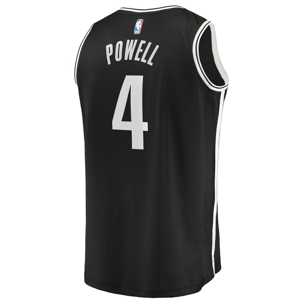 Drake Powell Brooklyn Nets Fanatics Fast Break Replica Jersey - Black - Icon Edition