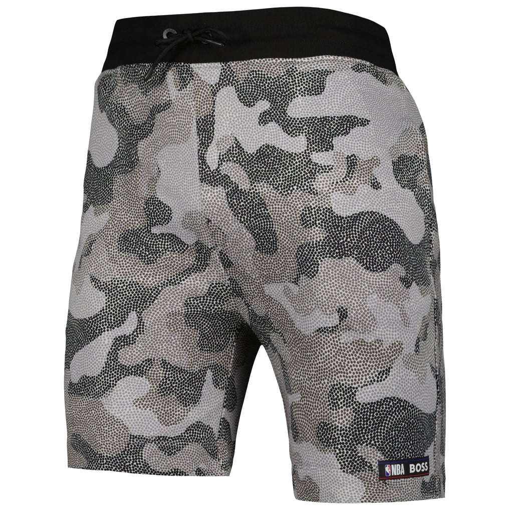 Brooklyn Nets NBA x Hugo Boss Slam Camo Shorts - Black