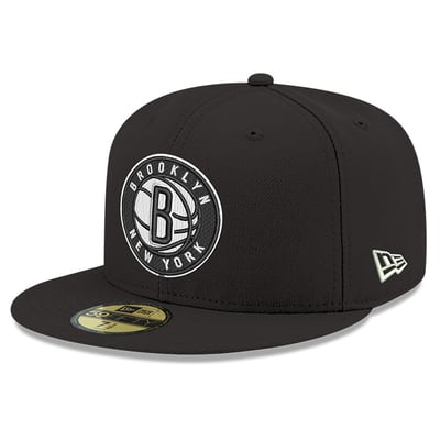 Brooklyn Nets New Era 59FIFTY Fitted Hat - Black
