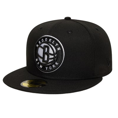  Brooklyn Nets New Era Team 59FIFTY Fitted Hat - Black