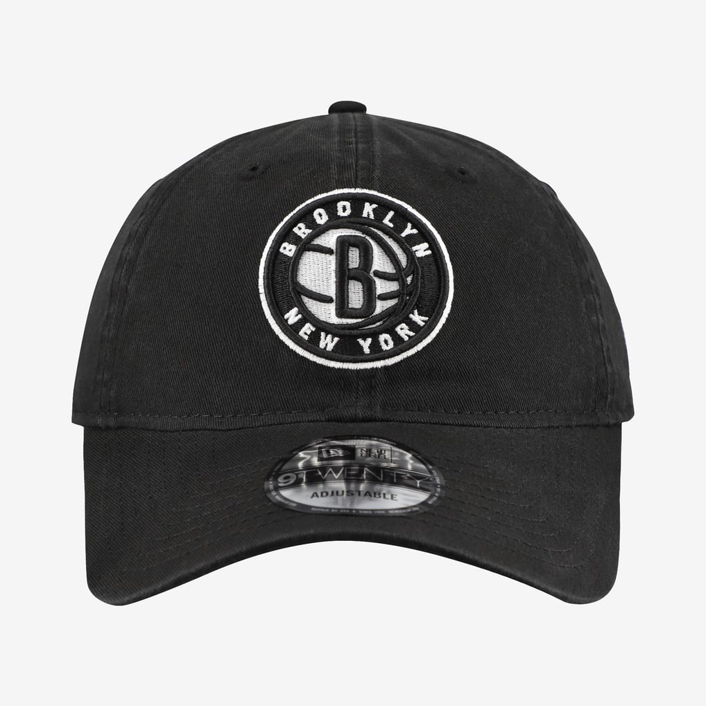  Brooklyn Nets New Era Team 9TWENTY Adjustable Hat - Black