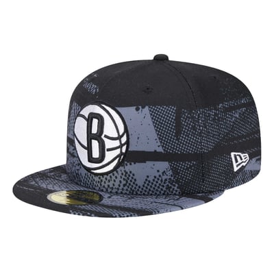 Brooklyn Nets New Era Tip-Off 59FIFTY Fitted Hat - Black