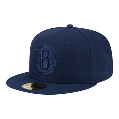 Brooklyn Nets New Era Tonal Color Pack 59FIFTY Fitted Hat - Navy