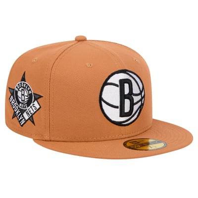 New Era Brooklyn Nets Color Pack 59FIFTY Fitted Hat - Tan