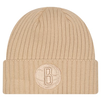  Brooklyn Nets New Era Color Pack Cuffed Knit Hat - Tan