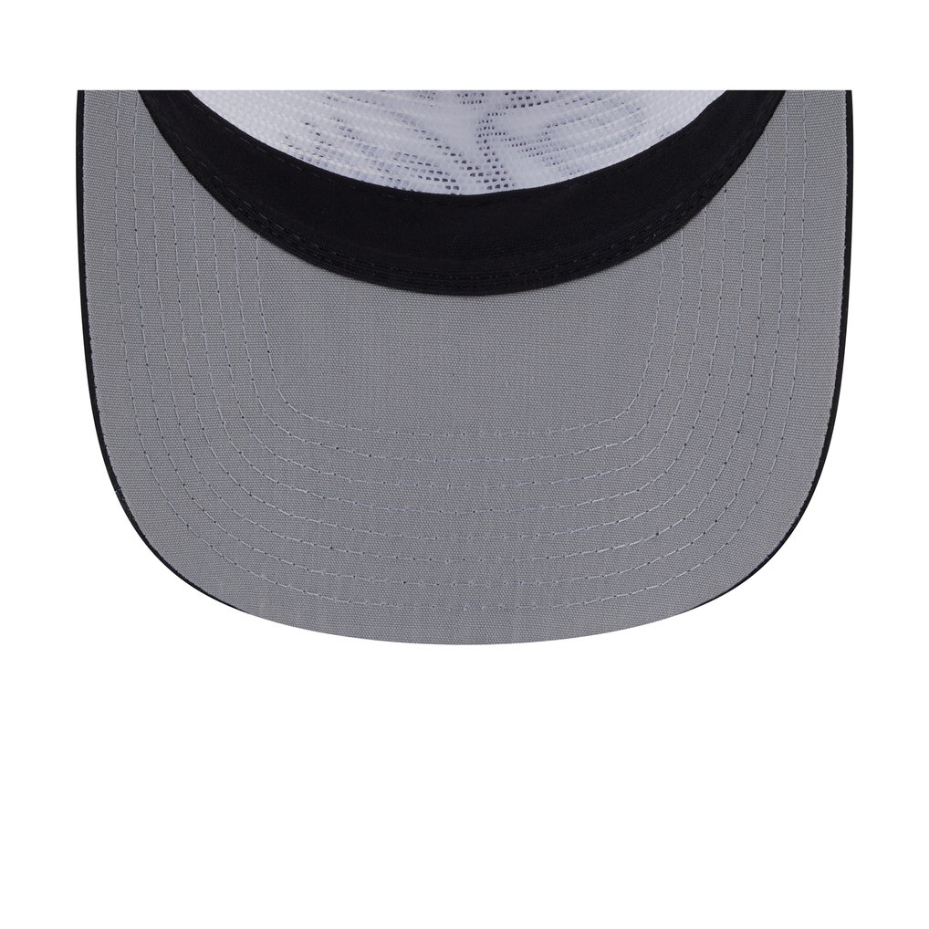 Brooklyn Nets New Era 2025 NBA Draft On-Stage Nylon 19TWENTY Adjustable Hat - White/Black
