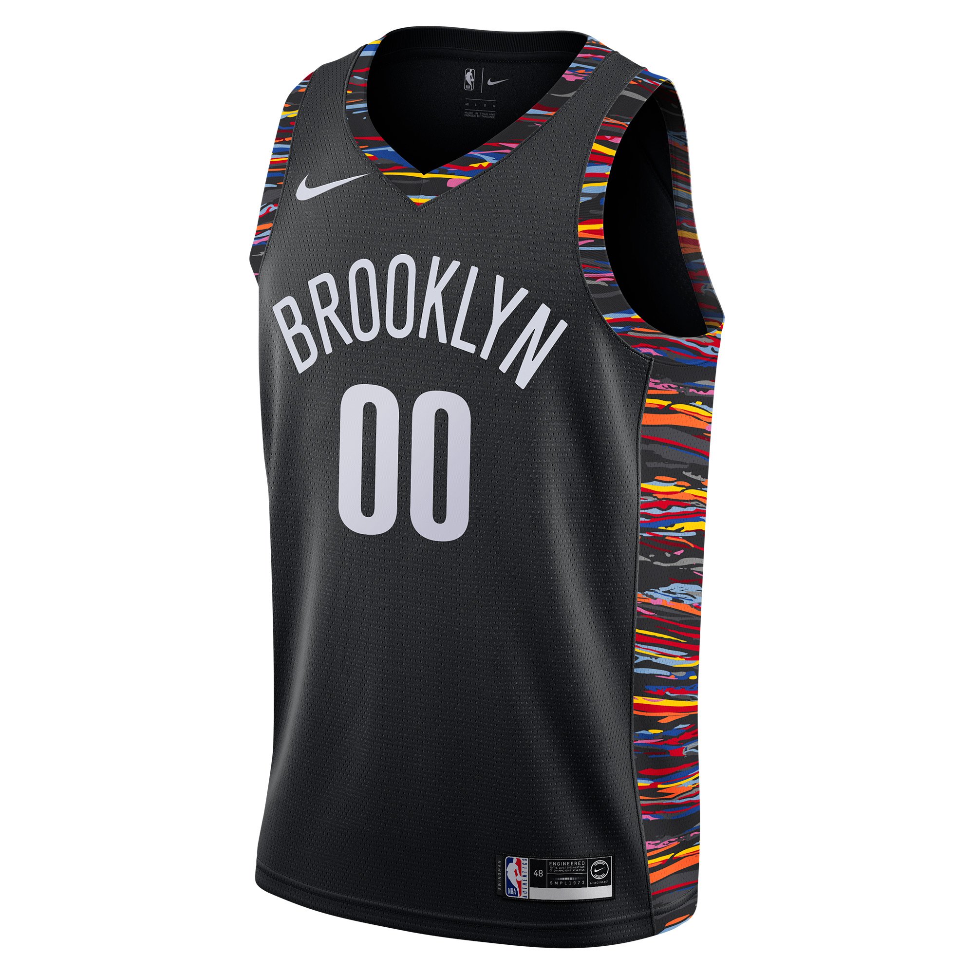 Brooklyn Nets Nike 2018/19 Swingman Custom Jersey - City Edition