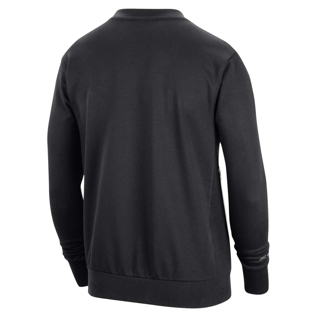 Brooklyn Nets Nike 2023/24 Authentic Standard Issue Travel Performance Pullover Sweatshirt - Black
