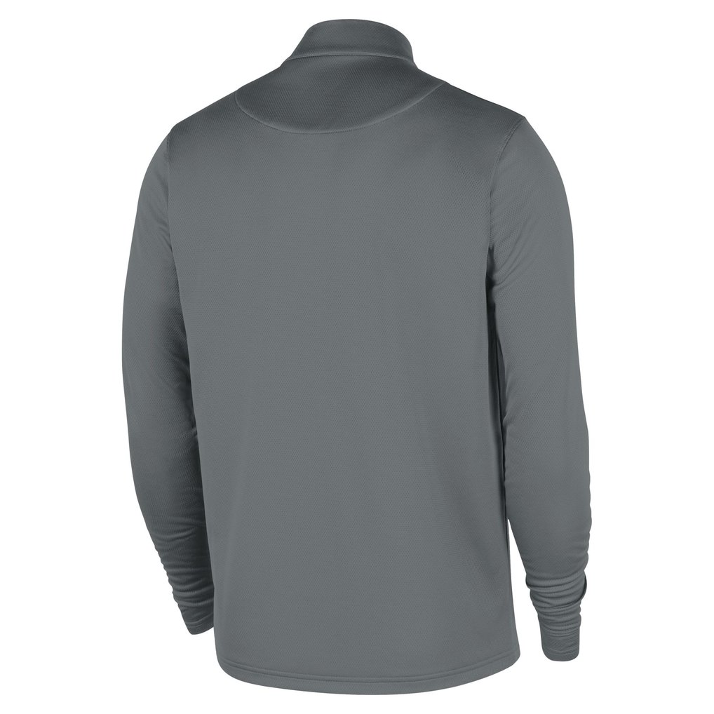 Brooklyn Nets Nike 2025/26 Authentic Coaches Quarter-Zip Dri-Fit Top - Gray