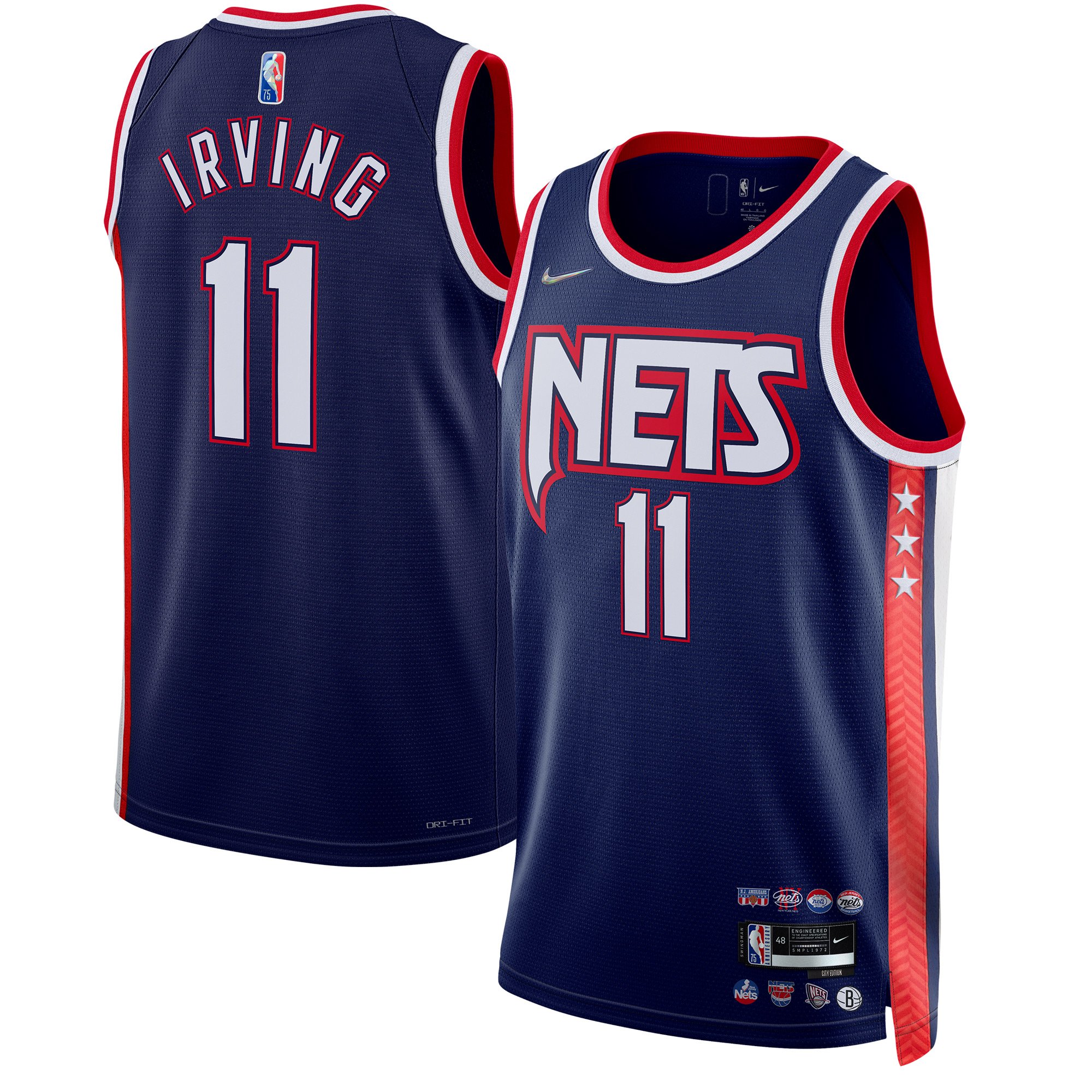 Kyrie Irving Brooklyn Nets Nike 2021/22 Swingman Jersey - City